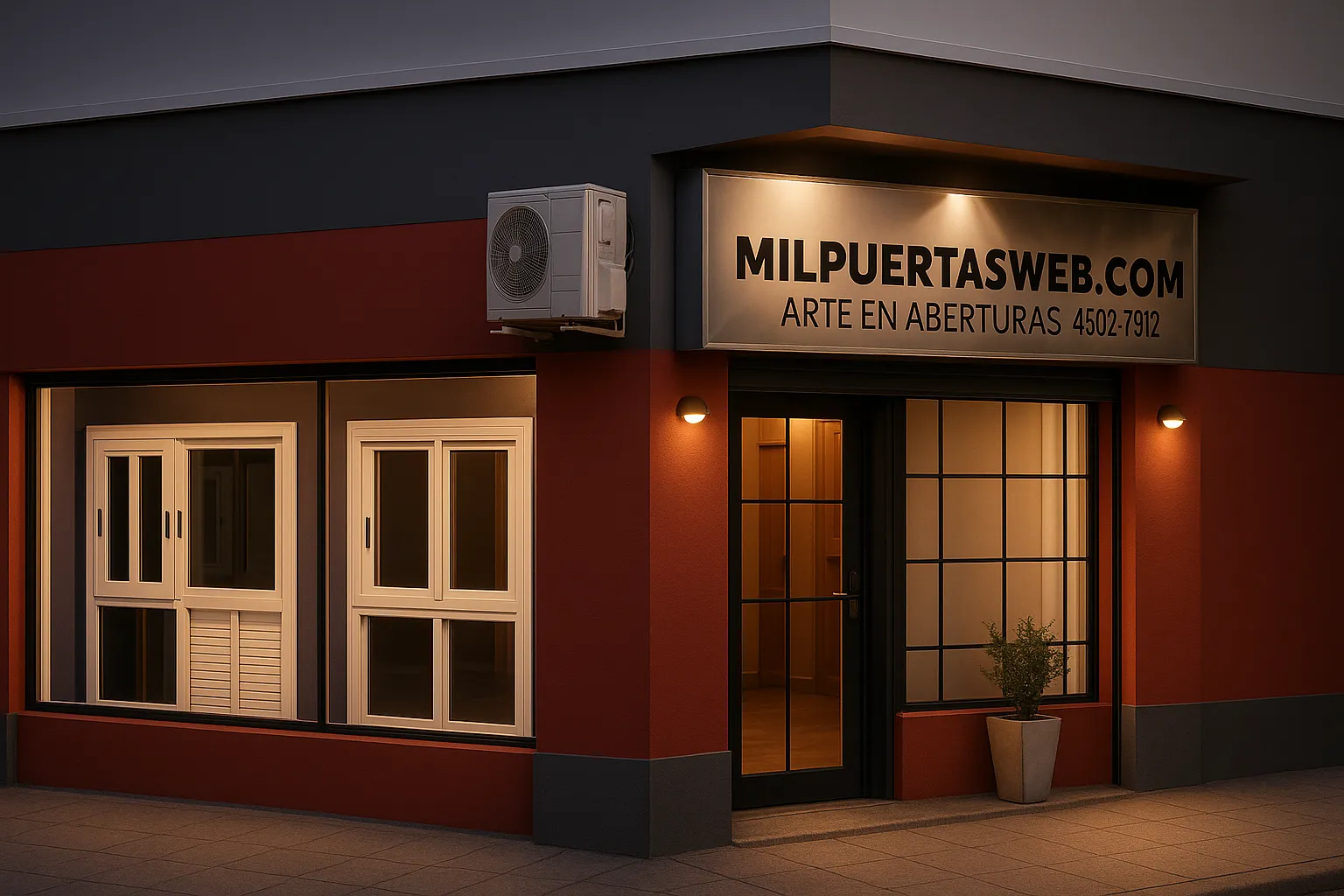 Taller de fabricación de puertas y ventanas